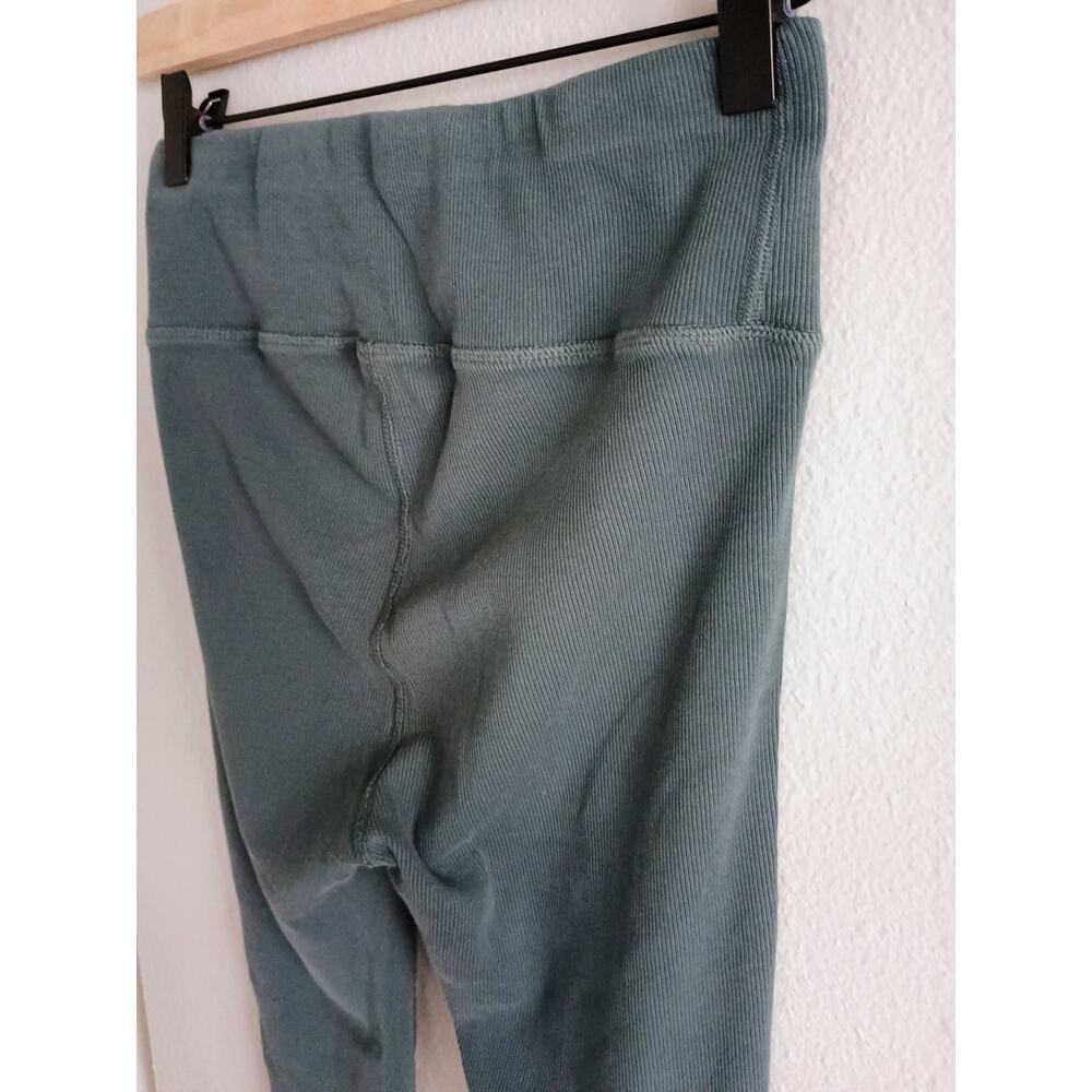 Pact organic cotton ribbed leggings sustainable granola stretchy athleisure M - Picture 7 of 12